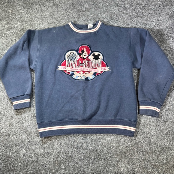 Walt Disney Other - Vtg 90s 1996 Disney World 25 Year Reunion Crewneck Sweatshirt Mickey Inc. Size M